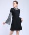 High Neck Dress / Rayon Winter Dress / Longsleeve Winter Dress / FREE SHIPPING