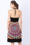 Mandala Tied Neck Dress