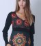 Mandala Printed Dress / Winter Dress