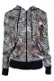 Bird Printed Women's Winter Jacket