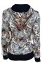 Bird Printed Women's Winter Jacket