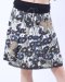 Floral Skirt with Butterfly Patches