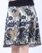 Floral Skirt with Butterfly Patches