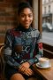 Women's Winter Patchworks LongsleeveTops
