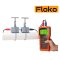 ให้เช่า เครื่องวัดอัตราการไหลของเหลว แบบอุลตร้าโซนิคชนิดรัดท่อ Ultrasonic Clamp-On Flow Meter FLOKO FM-200H (พร้อมใบ Certificate ISO/IEC 17025) @ ราคา