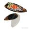 ถาดทรงเรือ ถาดซาชิมิ TAIRYOUFUNE 70 (10 ชิ้้น/แพค)