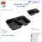 LB-52 Lunch Box Black (50 set)