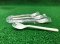 Plastic Spoon and Fork with Plastic bag size 14 cm. (100 pcs)