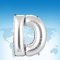 ฟอยล์ตัวอักษร 40 นิ้ว สีเงิน D