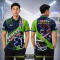 เสื้อกีฬาฟุตบอล พิมพ์ลายทั้งตัว เนื้อผ้า "นาโนเทค" SD011