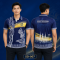 เสื้อกีฬาฟุตบอล พิมพ์ลายทั้งตัว เนื้อผ้า "นาโนเทค" SD007