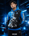 เสื้อกีฬาฮู้ดดี้ พิมพ์ลายทั้งตัว เนื้อผ้า "นาโนเทค" SD 268