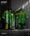 เสื้อกีฬาฟุตบอล พิมพ์ลายทั้งตัว เนื้อผ้า "นาโนเทค" SDN-0071
