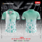 เสื้อกีฬาฟุตบอล พิมพ์ลายทั้งตัว เนื้อผ้า "นาโนเทค" SD87