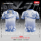 เสื้อกีฬาฟุตบอล พิมพ์ลายทั้งตัว เนื้อผ้า "นาโนเทค" SD094