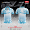 เสื้อกีฬาฟุตบอล พิมพ์ลายทั้งตัว เนื้อผ้า "นาโนเทค" SD094