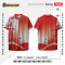 เสื้อกีฬาฟุตบอล พิมพ์ลายทั้งตัว เนื้อผ้า "นาโนเทค" SD-477