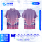 เสื้อโปโล SD-544 ชมรมผู้สูงอายุ โทนม่วง–ชมพู