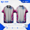 เสื้อโปโล SDN-0241 BULKING CLUB โทนเหลืองม่วง