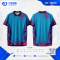 เสื้อโปโล SDN-0241 BULKING CLUB โทนเหลืองม่วง