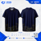 เสื้อโปโล SDN-0244 ลายไทย โทนน้ำตาลทอง