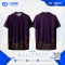 เสื้อโปโล SDN-0244 ลายไทย โทนน้ำตาลทอง