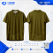 เสื้อโปโล SDN-0244 ลายไทย โทนน้ำตาลทอง