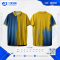 เสื้อโปโล SDN-0245 SRISAWAN CONSTRUCTION โทนเหลืองน้ำเงิน