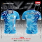 เสื้อกีฬาฟุตบอล พิมพ์ลายทั้งตัว เนื้อผ้า "นาโนเทค" SD88