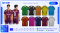 เสื้อกีฬาฟุตบอล พิมพ์ลายทั้งตัว เนื้อผ้า "นาโนเทค"SD-500