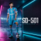 เสื้อกีฬาฟุตบอล พิมพ์ลายทั้งตัว เนื้อผ้า "นาโนเทค"SD-501
