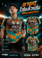 เสื้อกีฬาฟุตบอล พิมพ์ลายทั้งตัว เนื้อผ้า "นาโนเทค"SDN-0191