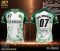 เสื้อกีฬาฟุตบอล พิมพ์ลายทั้งตัว เนื้อผ้า "นาโนเทค" ET-SDE848