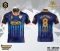 เสื้อกีฬาฟุตบอล พิมพ์ลายทั้งตัว เนื้อผ้า "นาโนเทค" SDE830