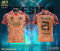 เสื้อกีฬาฟุตบอล พิมพ์ลายทั้งตัว เนื้อผ้า "นาโนเทค" SDE880