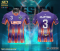 เสื้อกีฬาฟุตบอล พิมพ์ลายทั้งตัว เนื้อผ้า "นาโนเทค" SDE894