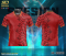 เสื้อกีฬาฟุตบอล พิมพ์ลายทั้งตัว เนื้อผ้า "นาโนเทค" SDE879
