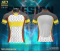 เสื้อกีฬาฟุตบอล พิมพ์ลายทั้งตัว เนื้อผ้า "นาโนเทค" SDE892