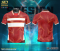 เสื้อกีฬาฟุตบอล พิมพ์ลายทั้งตัว เนื้อผ้า "นาโนเทค" SDE881