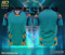 เสื้อกีฬาฟุตบอล พิมพ์ลายทั้งตัว เนื้อผ้า "นาโนเทค" SDE869