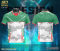 เสื้อกีฬาฟุตบอล พิมพ์ลายทั้งตัว เนื้อผ้า "นาโนเทค" SDE884