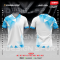 เสื้อกีฬาฟุตบอล พิมพ์ลายทั้งตัว เนื้อผ้า "นาโนเทค" SD049