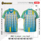 เสื้อกีฬาฟุตบอล พิมพ์ลายทั้งตัว เนื้อผ้า "นาโนเทค"SD 382