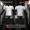 เสื้อกีฬาฟุตบอล พิมพ์ลายทั้งตัว เนื้อผ้า "นาโนเทค"SD277