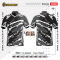 เสื้อกีฬาฟุตบอล พิมพ์ลายทั้งตัว เนื้อผ้า "นาโนเทค"SD 436