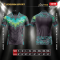 เสื้อกีฬาฟุตบอล พิมพ์ลายทั้งตัว เนื้อผ้า "นาโนเทค"SD159