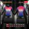 เสื้อกีฬาฟุตบอล พิมพ์ลายทั้งตัว เนื้อผ้า "นาโนเทค"SD175