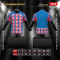 เสื้อกีฬาฟุตบอล พิมพ์ลายทั้งตัว เนื้อผ้า "นาโนเทค"SD170