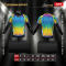 เสื้อกีฬาฟุตบอล พิมพ์ลายทั้งตัว เนื้อผ้า "นาโนเทค"SD175