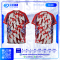 เสื้อกีฬาฟุตบอล พิมพ์ลายทั้งตัว เนื้อผ้า "นาโนเทค"SD-488